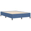 Box spring seng Blå 160 x 200 cm Velourstof