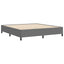 Box spring seng Lysegrå 180 x 200 cm Velourstof