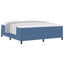 Box spring seng Blå 180 x 200 cm Velourstof