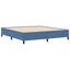 Box spring seng Blå 180 x 200 cm Velourstof