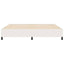 Box spring seng Cremefarvet 200 x 200 cm Velourstof