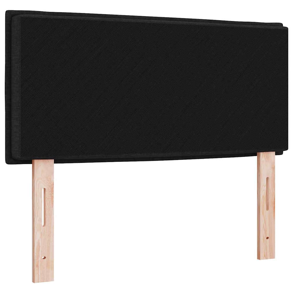Hovedgærde Sort 80 cm Stof