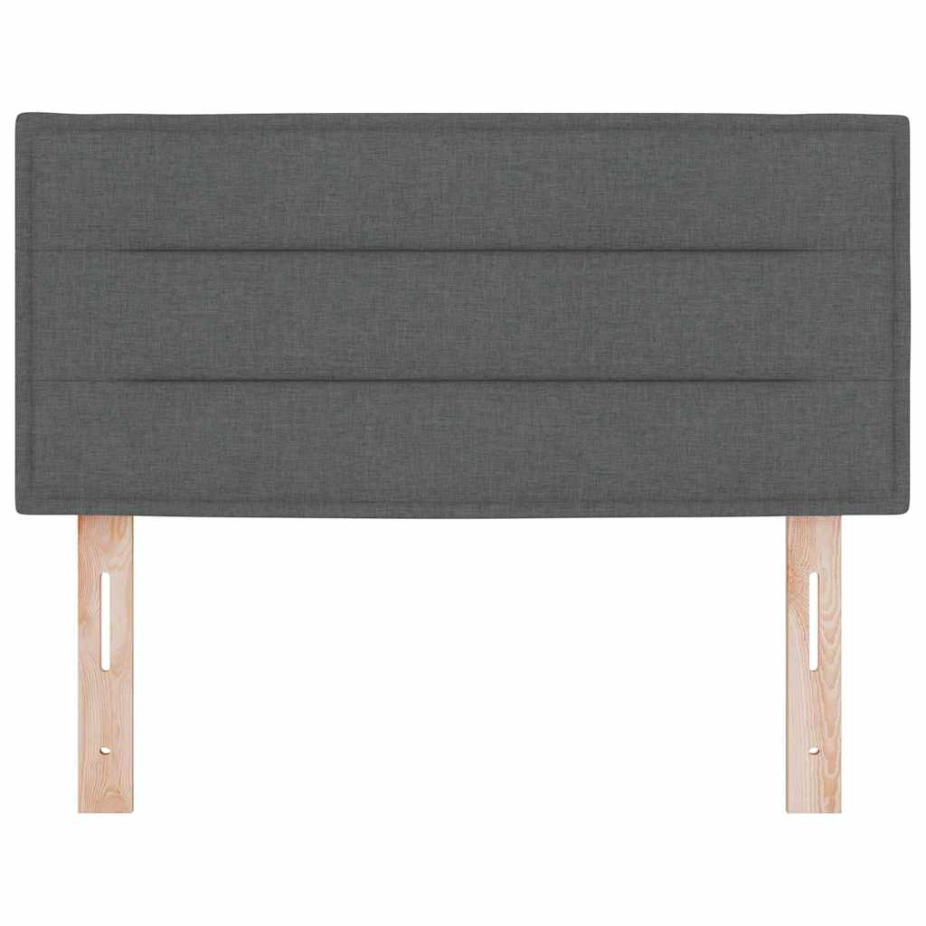 Hovedgærde Mørkegrå 90 cm Stof
