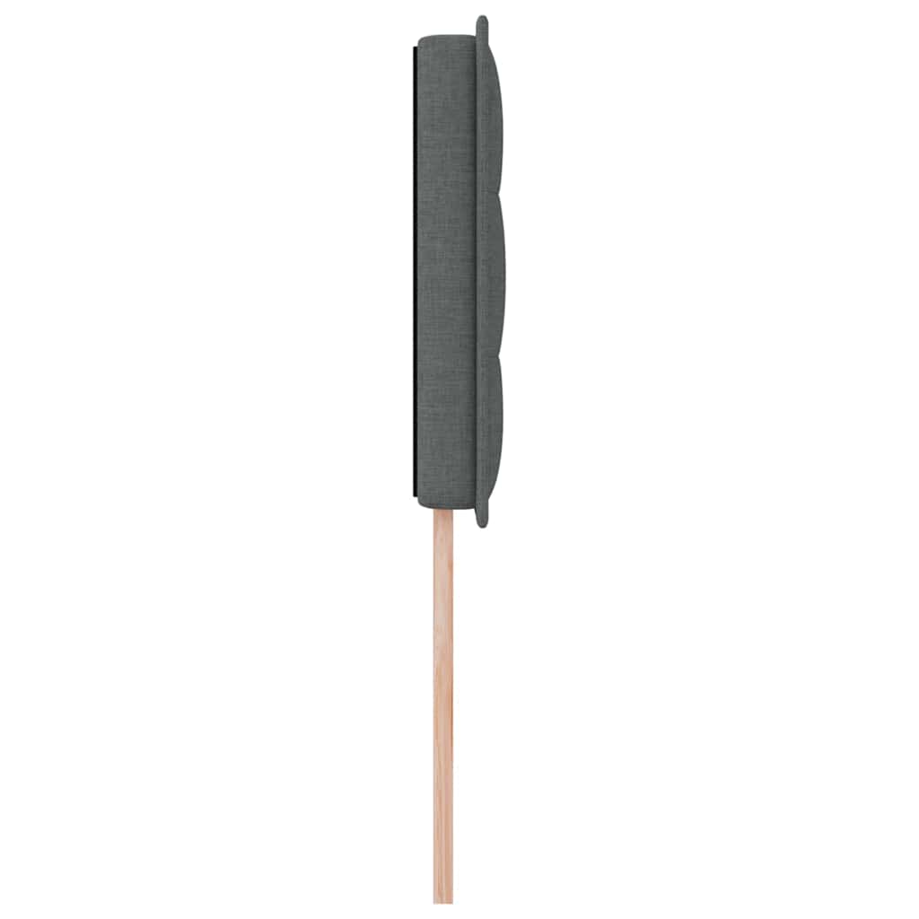 Hovedgærde Mørkegrå 90 cm Stof