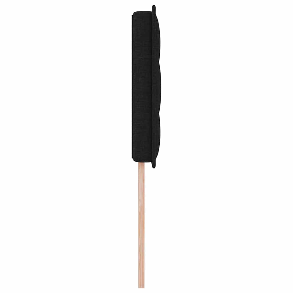 Hovedgærde Sort 90 cm Stof