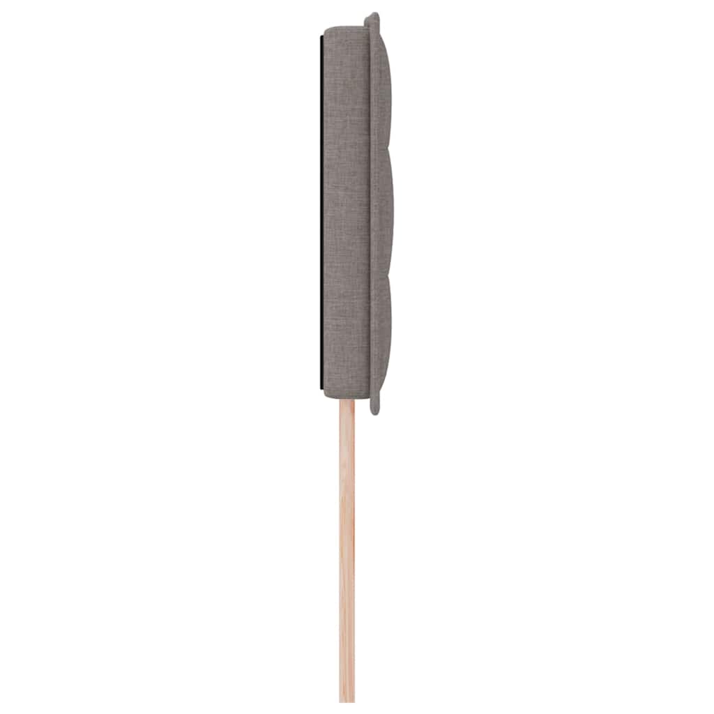 Hovedgærde Gråbrun 144 cm Stof