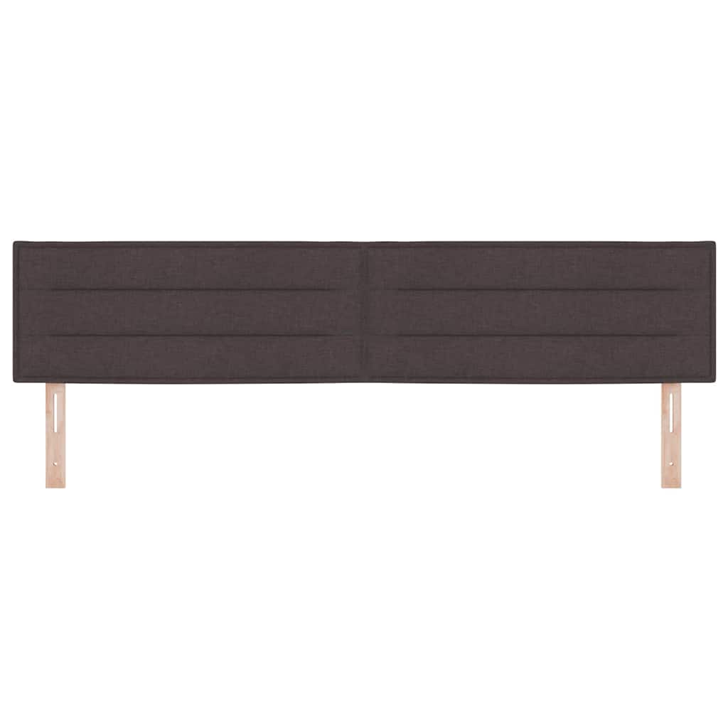 Hovedgærde Mørk Brun 200 cm Stof