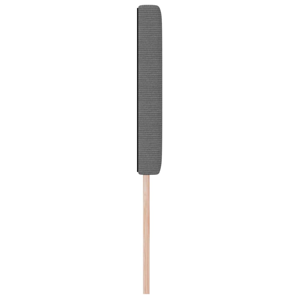Hovedgærde Lysegrå 160 cm Velourstof