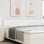 Hovedgærde Creme 200 cm Velourstof