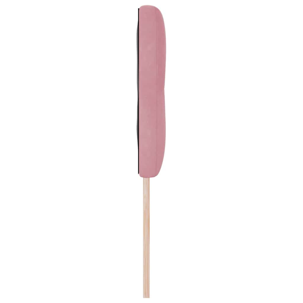 Hovedgærde Lyserød 144 cm Fløjl