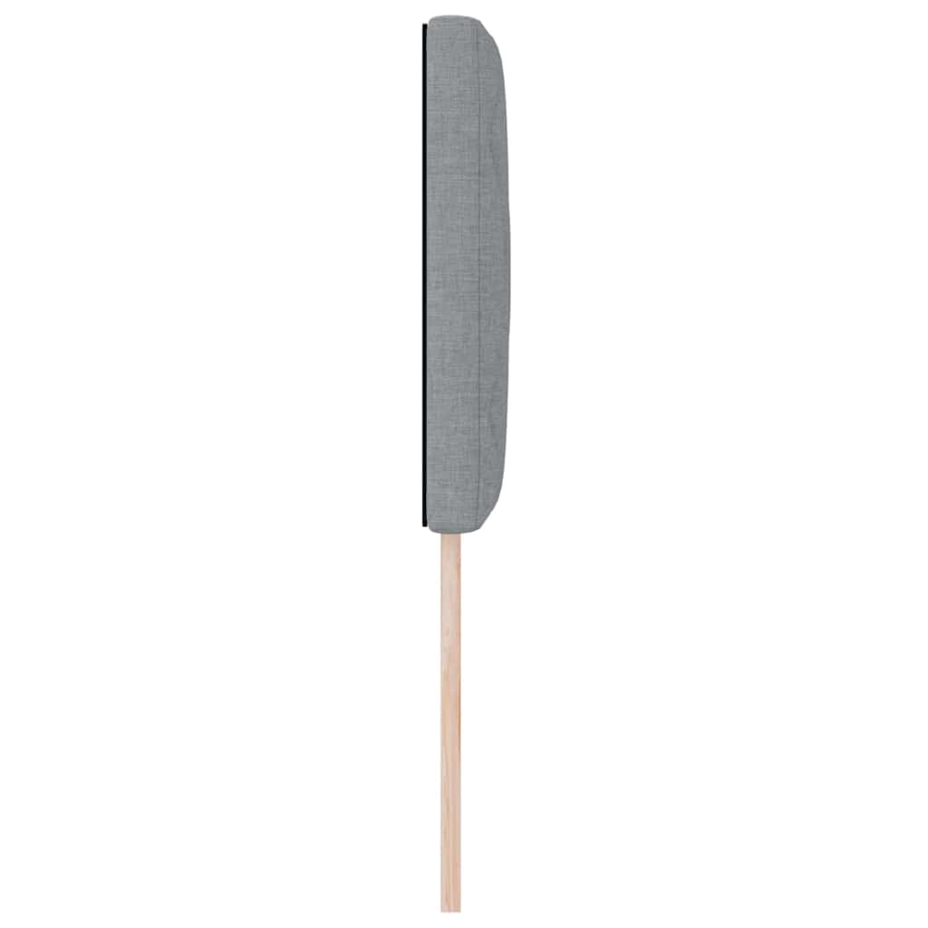 Hovedgærde Lysegrå 80 cm Stof