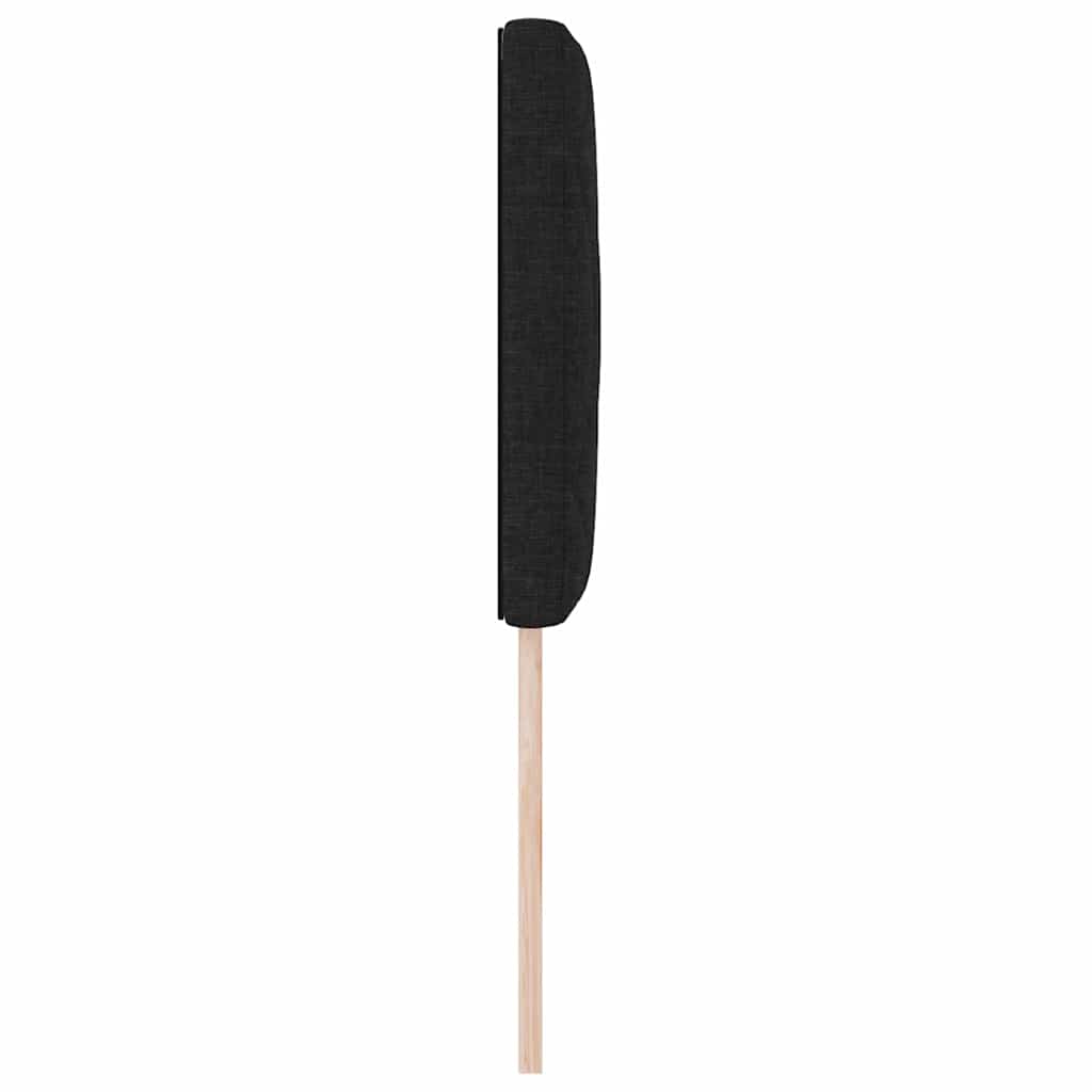 Hovedgærde Sort 80 cm Stof