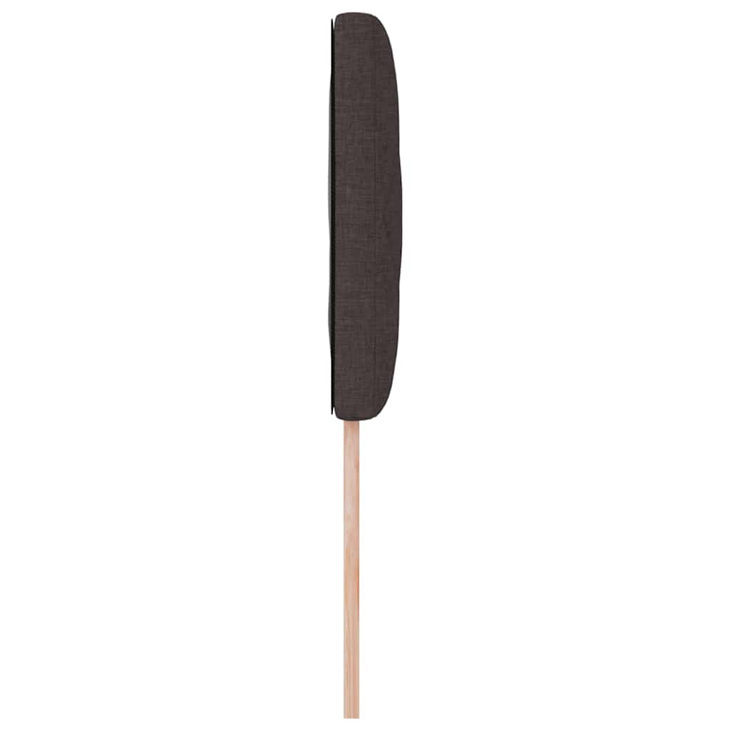 Hovedgærde Mørk Brun 90 cm Stof