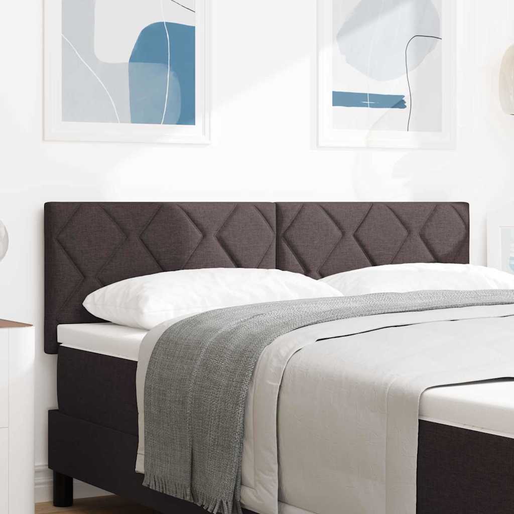 Hovedgærde Mørk Brun 144 cm Stof