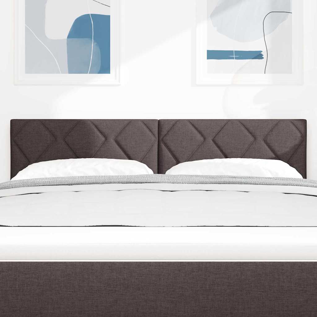 Hovedgærde Mørk Brun 144 cm Stof