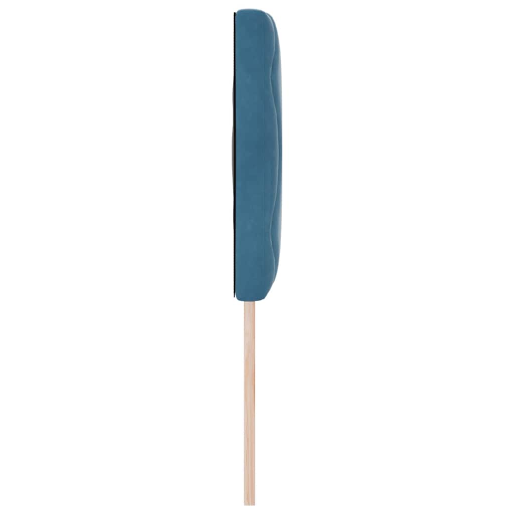 Hovedgærde Mørk blå 144 cm Fløjl