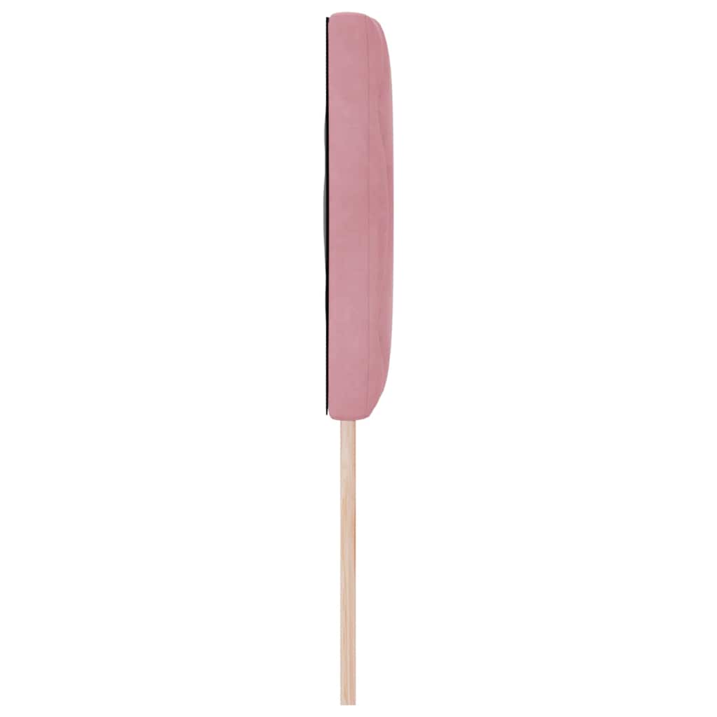 Hovedgærde Lyserød 144 cm Fløjl