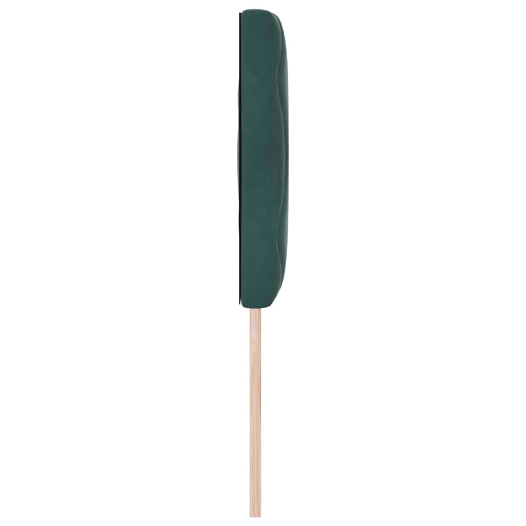 Hovedgærde Mørkegrøn 160 cm Fløjl