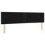 Hovedgærde Mørkegrå 180 cm Stof