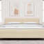 Hovedgærde Creme 180 cm Stof
