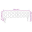 Hovedgærde Mørkegrå 200 cm Stof