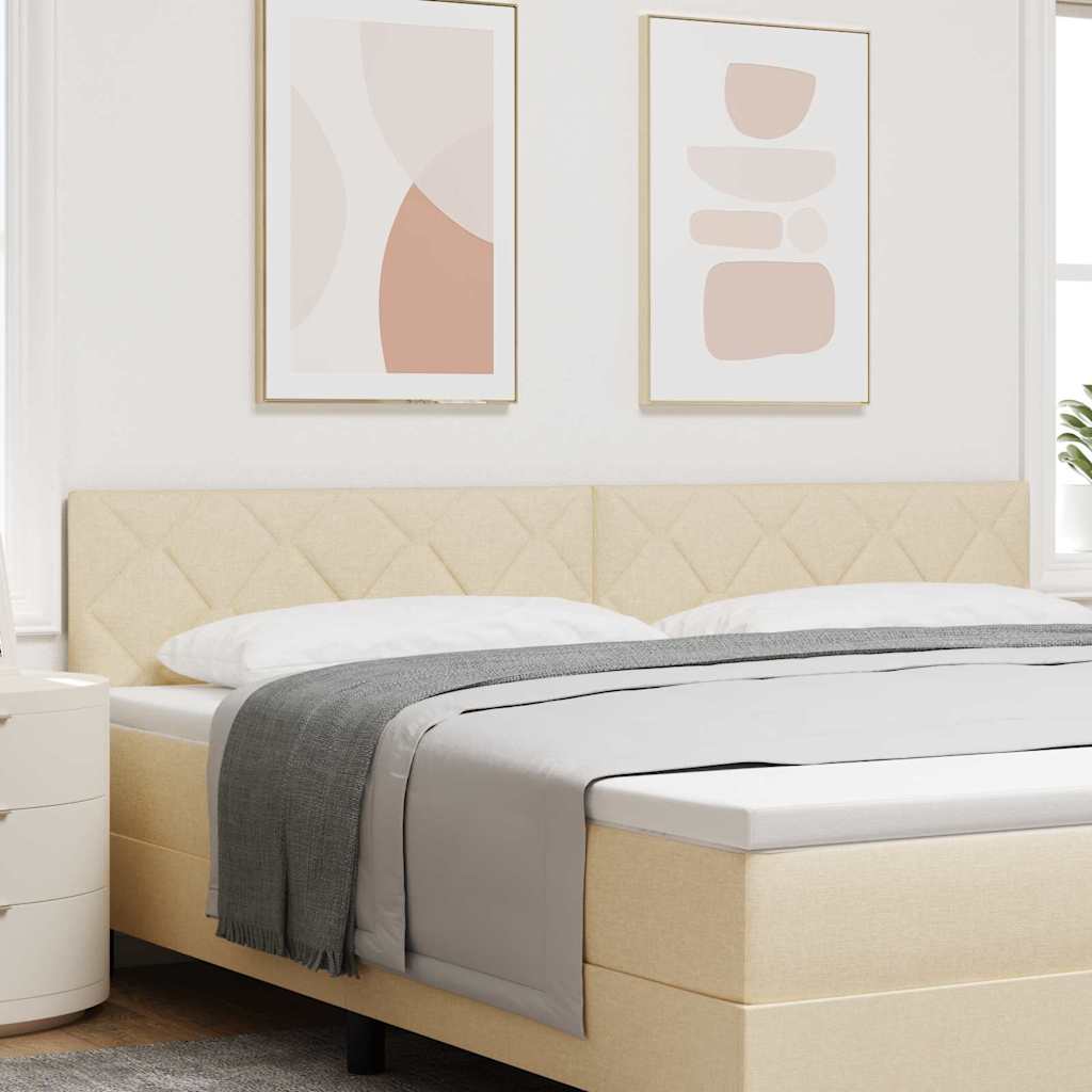 Hovedgærde Creme 200 cm Stof