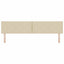 Hovedgærde Creme 200 cm Stof