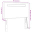 LED sengegavl Cappuccino 90 cm Faux læder