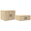 Opbevaringsskab 2 pcs Sonoma eg 118 x 41 x 40 cm