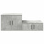 Opbevaringsskab 2 pcs Beton Grå 118 x 41 x 40 cm