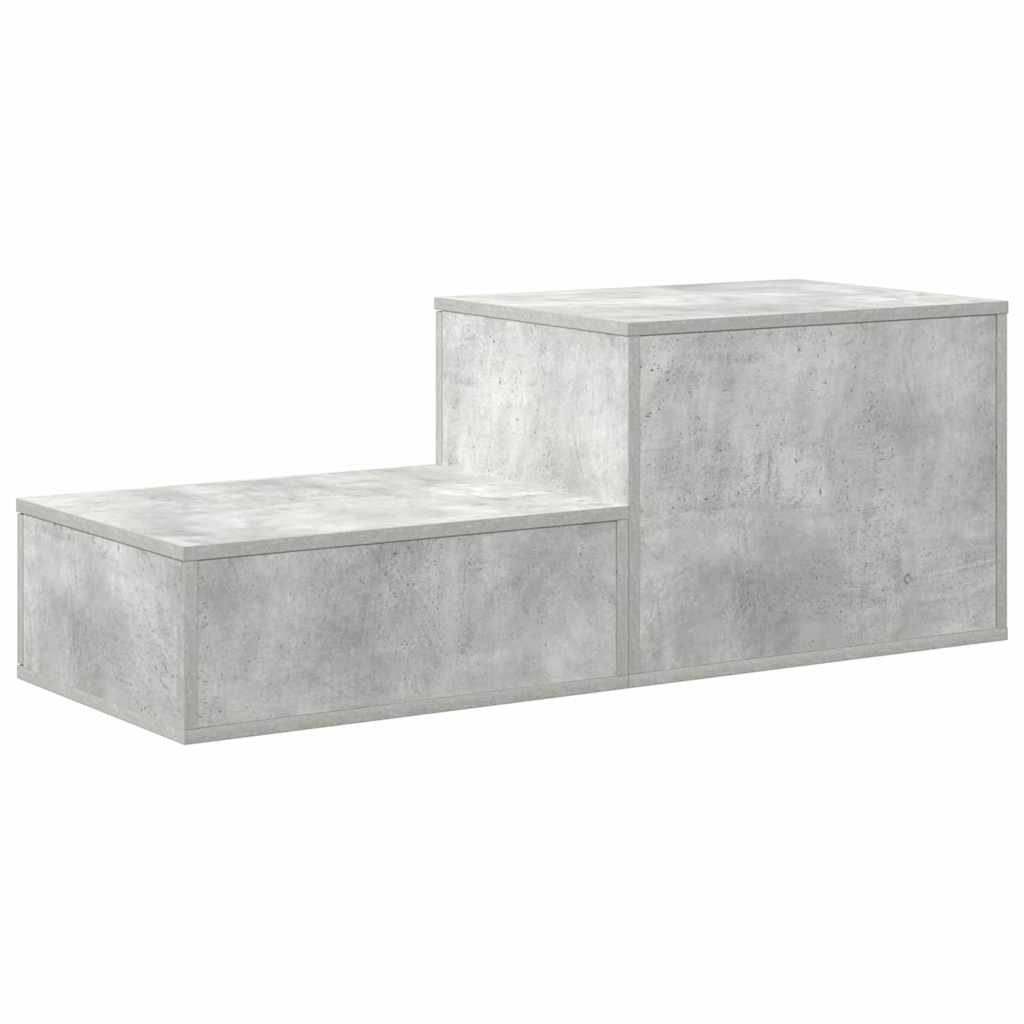 Opbevaringsskab 2 pcs Beton Grå 108 x 41 x 40 cm