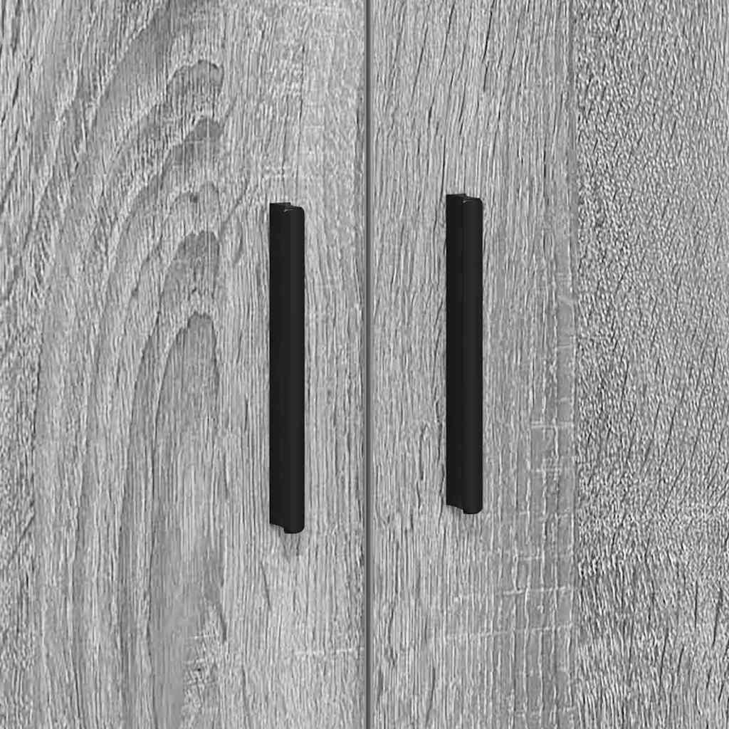 Opbevaringsskab 2 pcs Grå Sonoma 108 x 41 x 40 cm