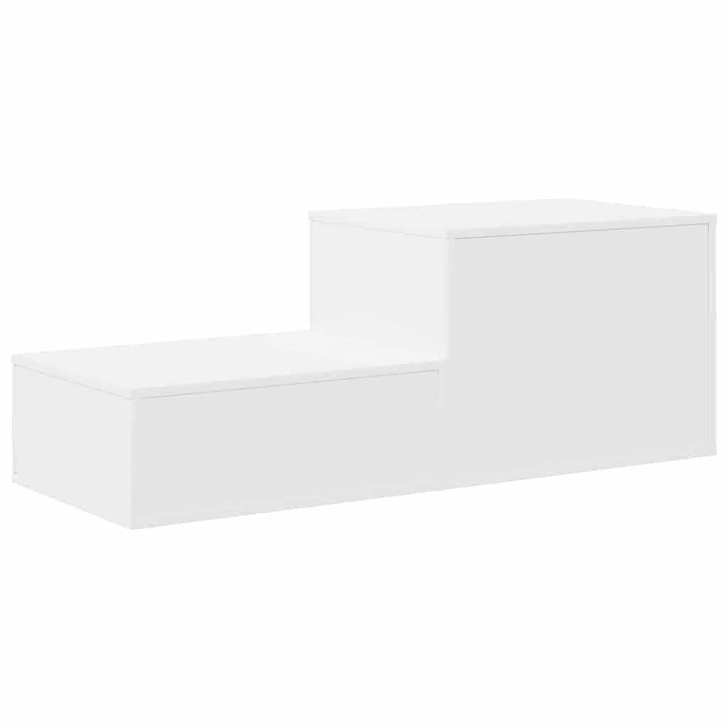Opbevaringsskab 2 pcs Hvid 103 x 41 x 40 cm Konstrueret træ