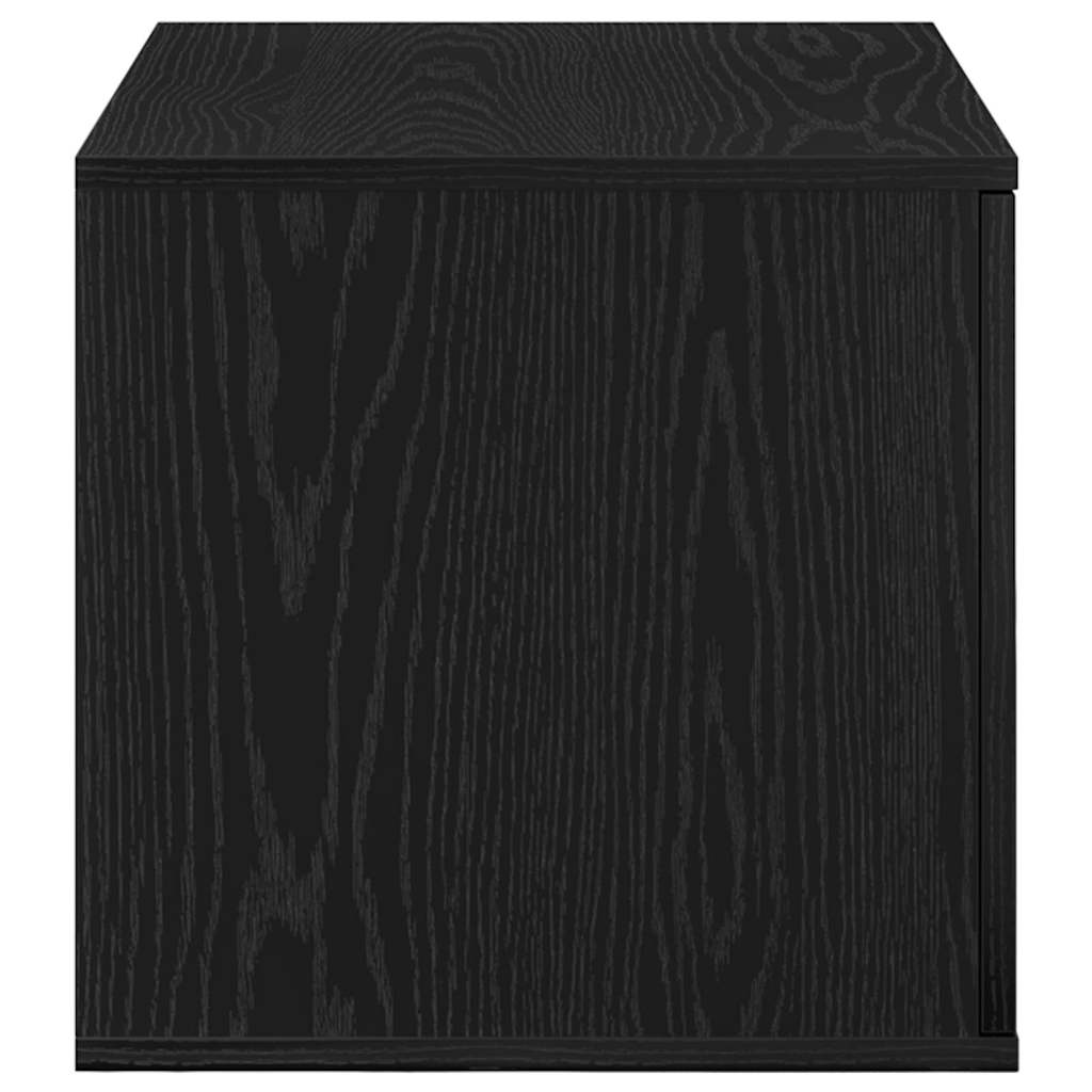 Opbevaringsskab 2 stk. Sort eg 103 x 41 x 40 cm Konstrueret træ