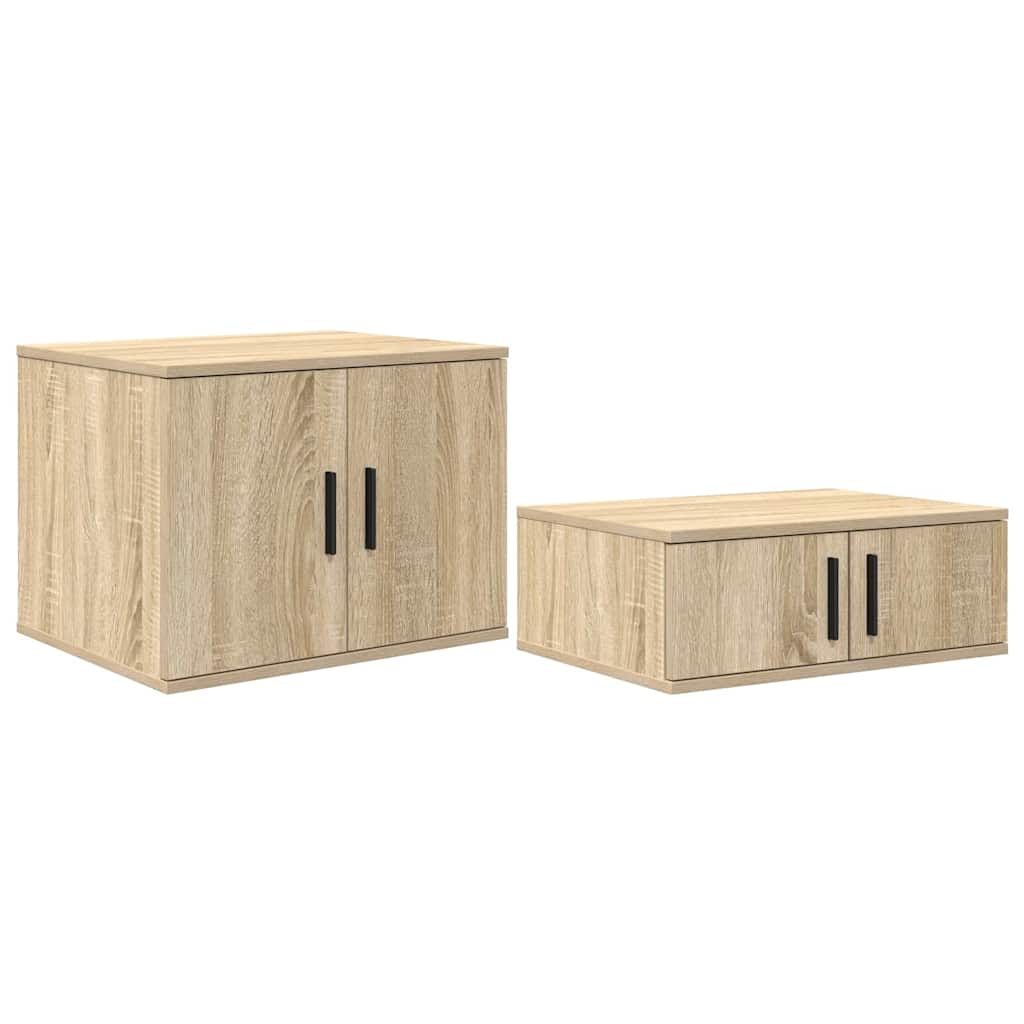 Opbevaringsskab 2 pcs Sonoma eg 103 x 41 x 40 cm