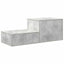Opbevaringsskab 2 pcs Beton Grå 103 x 41 x 40 cm