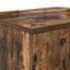 Opbevaringsskab 2 pcs Røget eg 103 x 41 x 40 cm Konstrueret træ