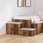 Opbevaringsskab 2 pcs Gammelt træ 103 x 41 x 40 cm