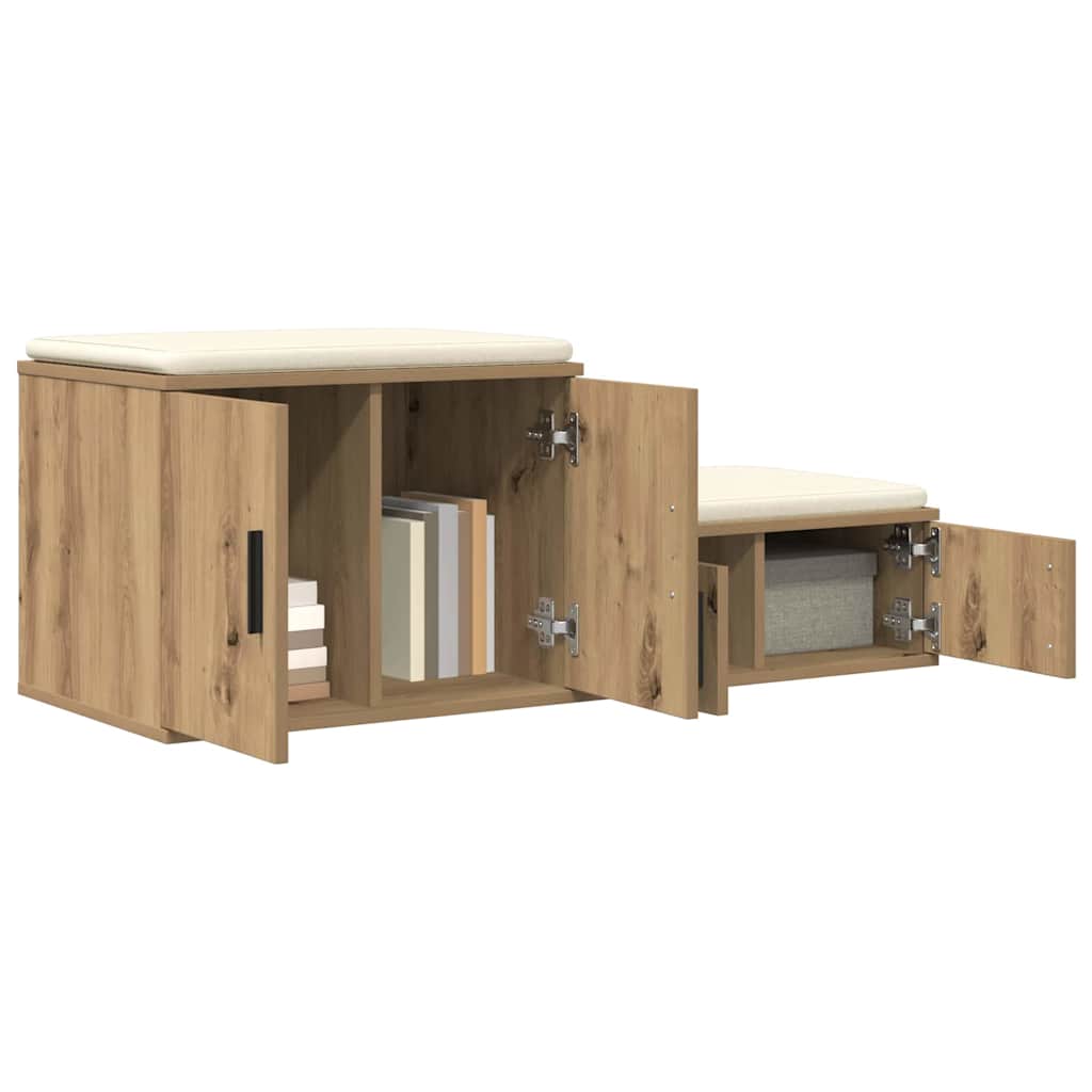 Opbevaringsskab 2 pcs Artisan Egetræ 103 x 41 x 40 cm