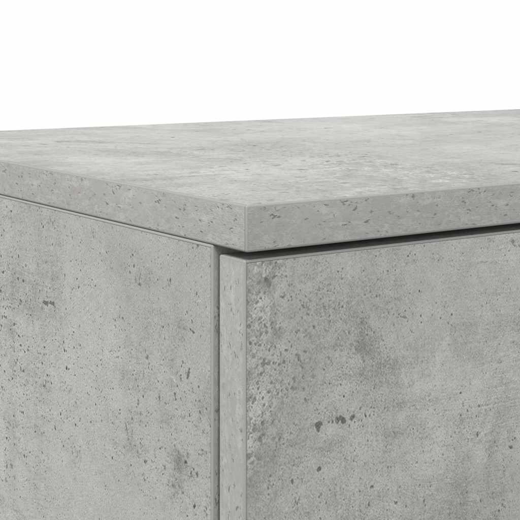 Sengeskuffer Beton Grå 100 x 36,5 x 16,5 cm Konstrueret træ