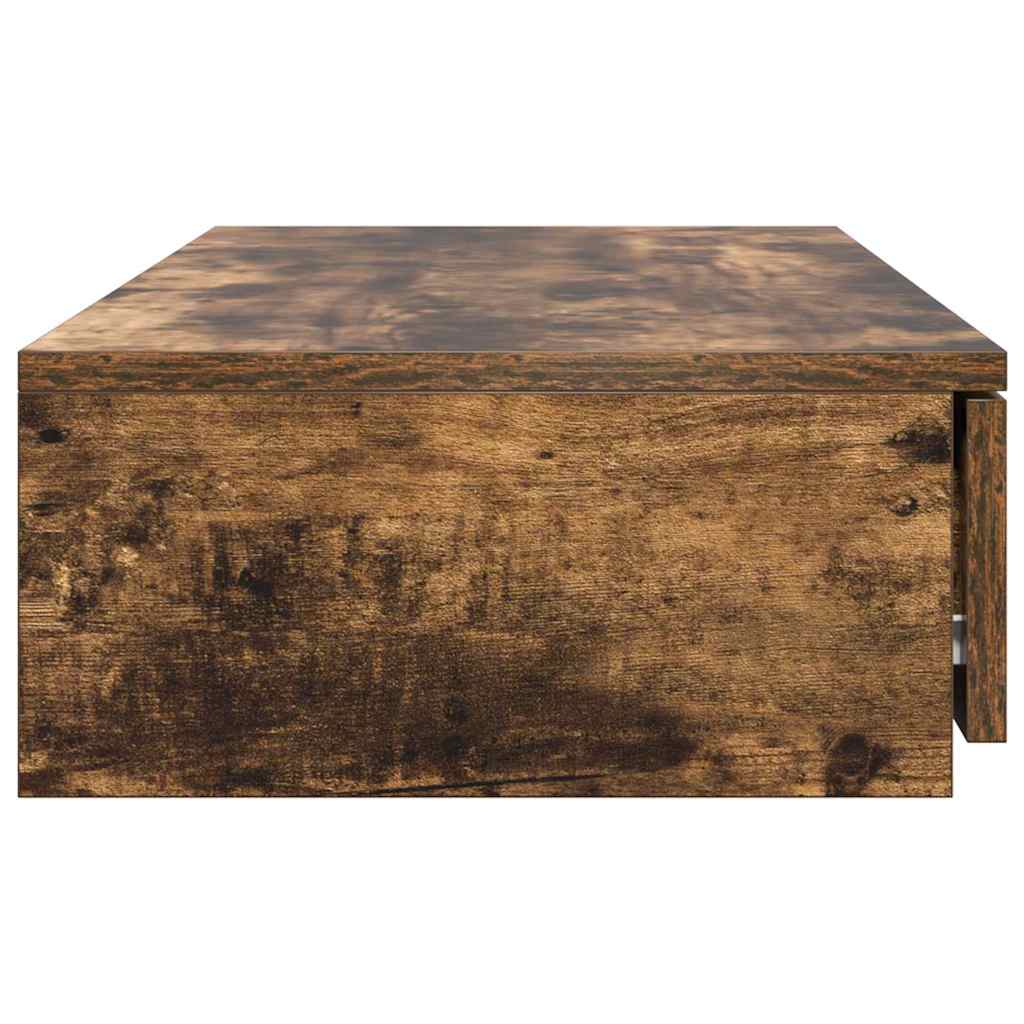Sengeskuffer Røget eg 80 x 36,5 x 16,5 cm Konstrueret træ