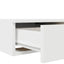 Sengeskuffer Hvid 90 x 36,5 x 16,5 cm Konstrueret træ