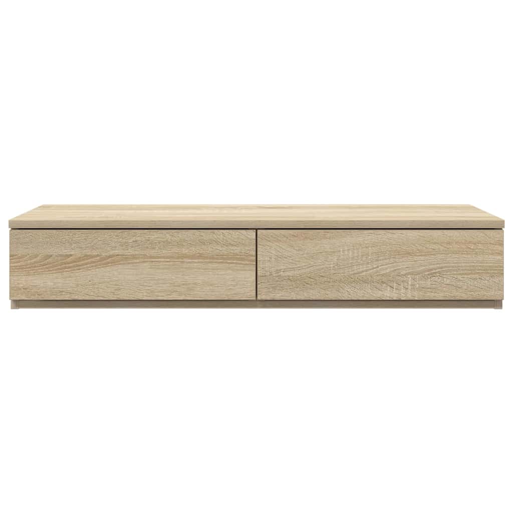 Sengeskuffer Sonoma eg 90 x 36,5 x 16,5 cm Konstrueret træ