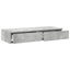 Sengeskuffer Beton Grå 90 x 36,5 x 16,5 cm Konstrueret træ