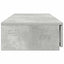 Sengeskuffer Beton Grå 120 x 36,5 x 16,5 cm Konstrueret træ