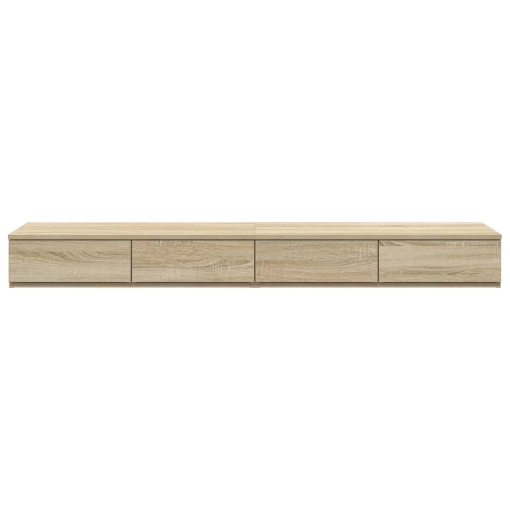 Sengeskuffer Sonoma eg 140 x 36,5 x 16,5 cm Konstrueret træ