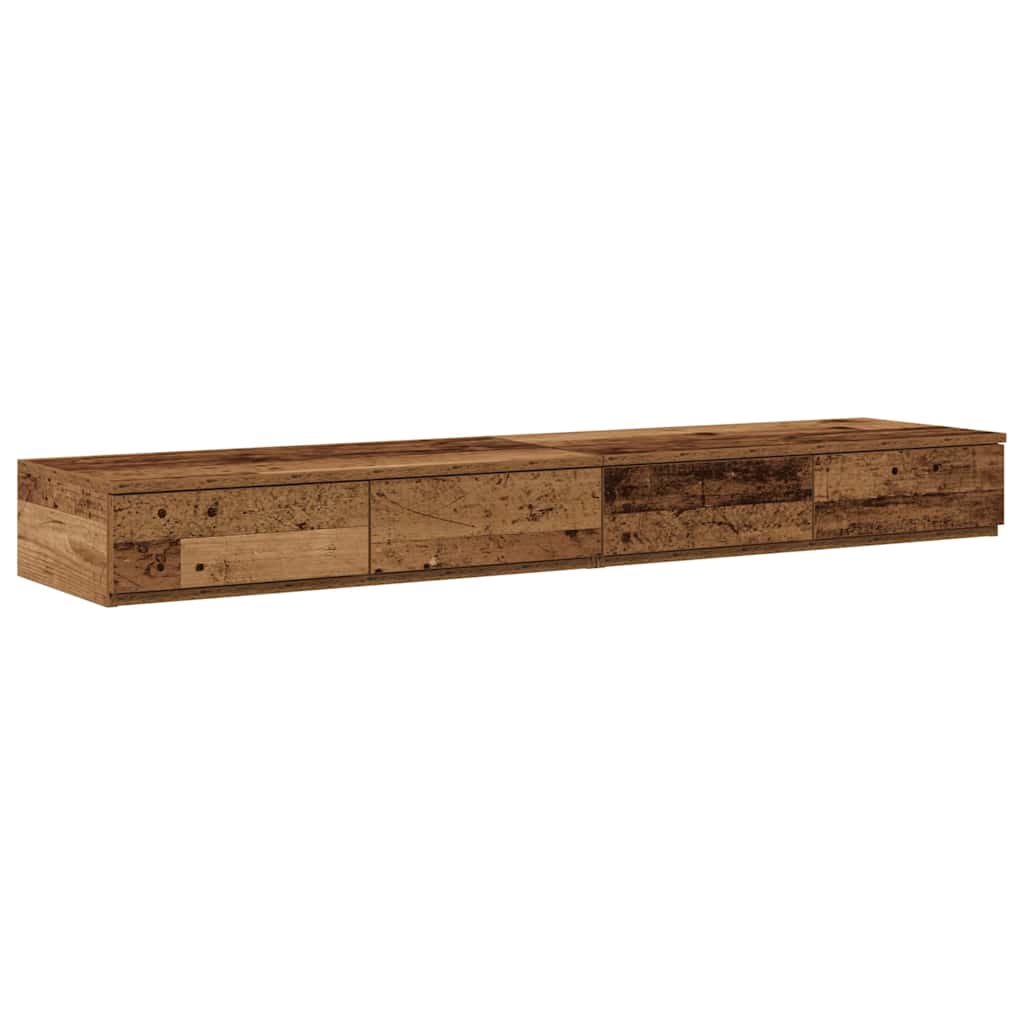 Sengeskuffer Gammelt træ 150 x 36,5 x 16,5 cm Konstrueret træ