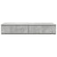 Sengeskuffer Beton Grå 75 x 36,5 x 16,5 cm Konstrueret træ