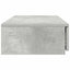 Sengeskuffer Beton Grå 75 x 36,5 x 16,5 cm Konstrueret træ