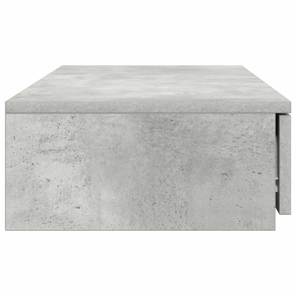 Sengeskuffer Beton Grå 75 x 36,5 x 16,5 cm Konstrueret træ
